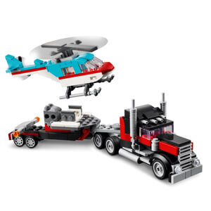 Lego Creator Flatbed Truck with Helicopter 31146